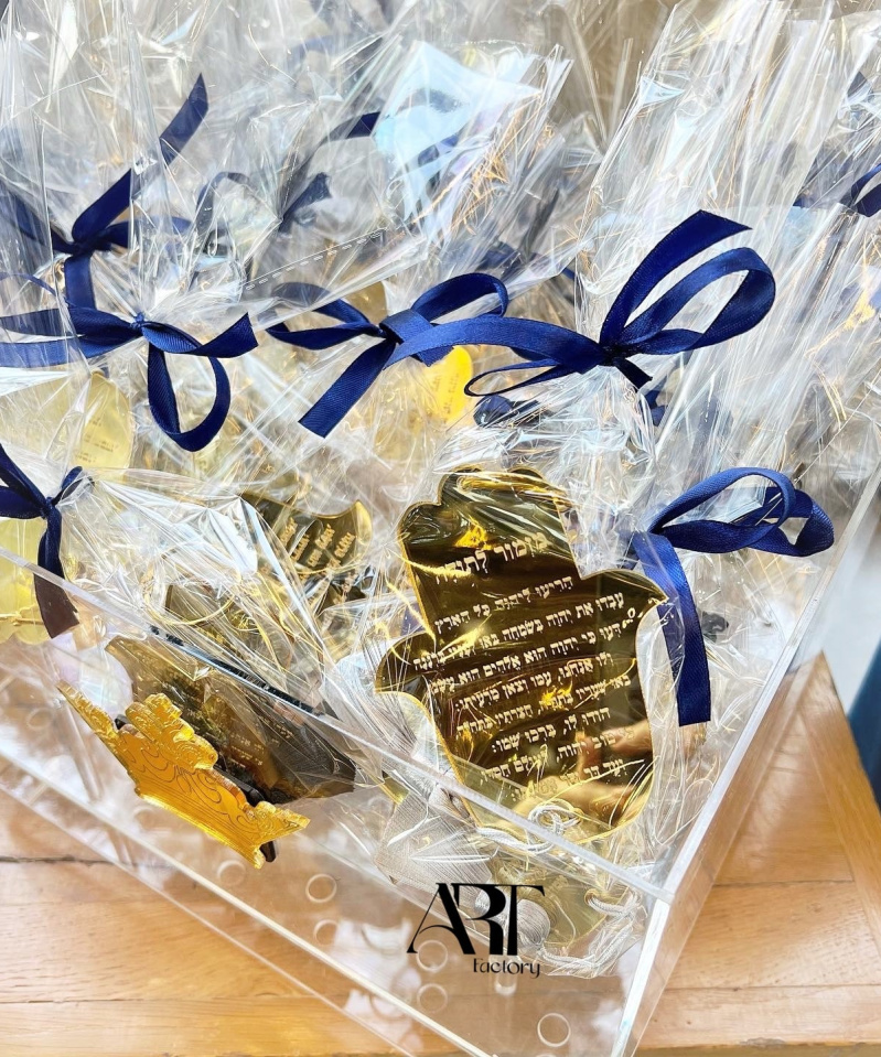 מחזיק מפתחות מזמור לתודה זהב