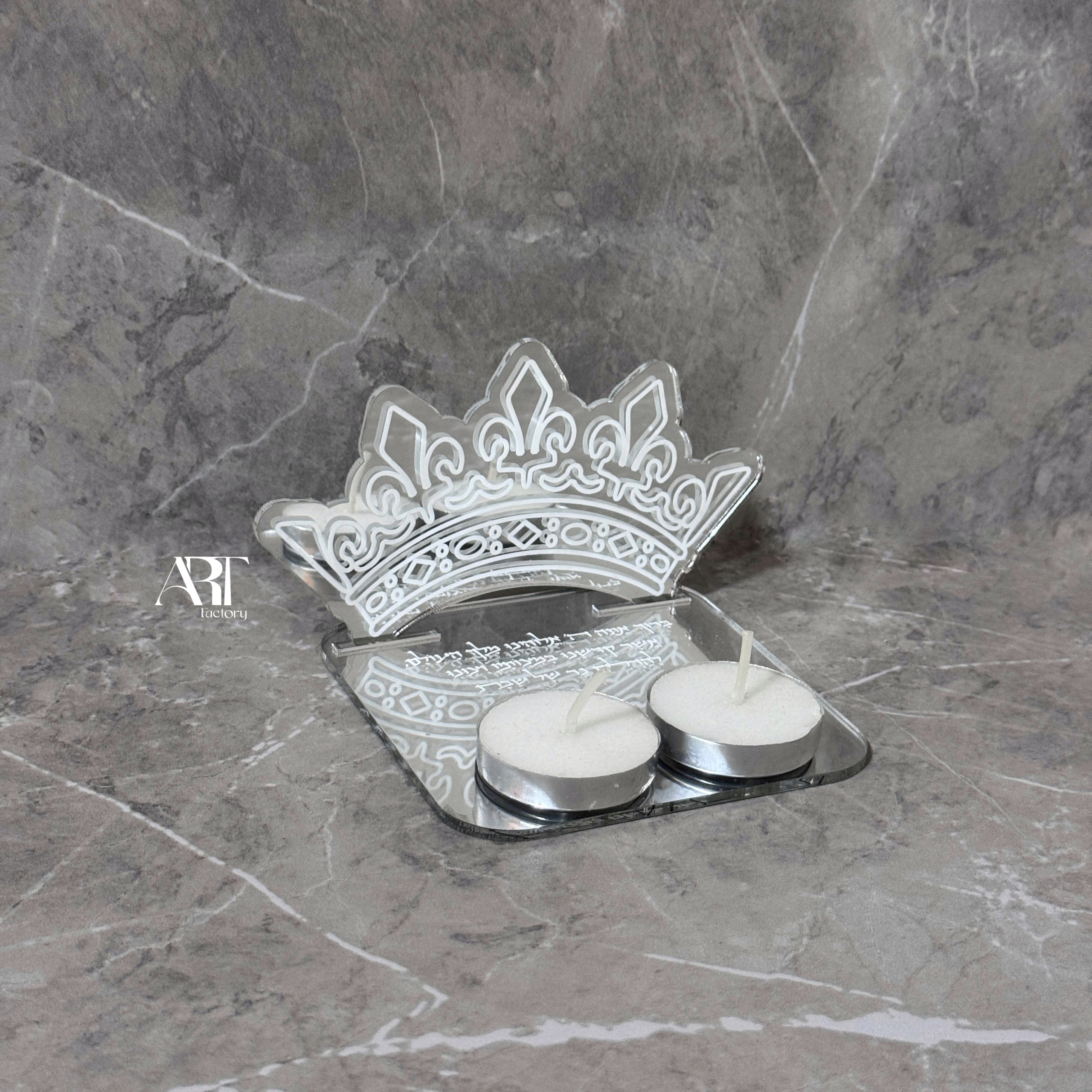 מגשון נרות שבת לאירועים כתר – תמונה 2