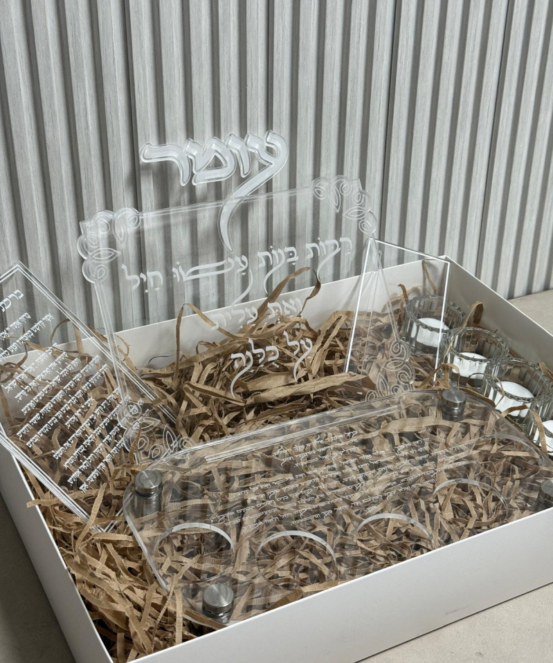 מעמד נרות דגם : ליה שקוף