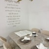 מזמור לתודה אותיות על הקיר בעיצוב מודרני